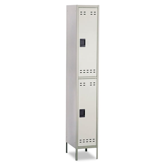 Safco Double Tier Locker in Gray