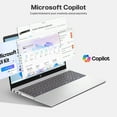 thumbnail image 4 of HP 2025 New 15.6" HD Touchscreen Laptop, Intel i3-1315U, 32GB RAM, 2TB SSD, AI Copilot, HDMI Cable, US Version KB, For Business & Student, Windows 11, 4 of 6