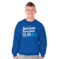 thumbnail image 5 of Autism Touches Us All Puzzle Piece Sweatshirt for Men or Women Brisco Brands X, 5 of 6