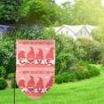 thumbnail image 2 of Wukai Gnomes Hold The Letters LOVE Print Garden Flag 12.5x18 Inch Double Sided Sun-resistant Rain-resistant, Wrinkle-resistant Colorfast(Only Flag), 2 of 7