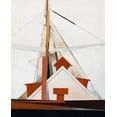 thumbnail image 2 of Demuth, Charles 15x18 Gold Ornate Wood Framed with Double Matting Museum Art Print Titled - Masts, 2 of 4