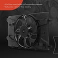 thumbnail image 3 of A-Premium Engine Radiator Cooling Fan Assembly Compatible with Chevrolet Cruze 2011-2016, Cruze Limited 2016 & Buick Verano 2012-2017, 1.4L 1.8L 2.4L, Replace# 13368577, 13289627, 3 of 8