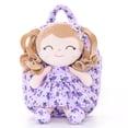 thumbnail image 2 of Gloveleya Toddler Kids Doll Girls Gift Soft Dolls Pocket Fruit Series Grape 9", 2 of 4
