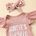 thumbnail image 5 of Futezty Girls Summer Outfits, 4th of July Baby Girl Outfits Toddler Girl Clothes Baby Summer Matching Outfits Bow Embroidery Short Sleeve Shirt Shorts Set, 5 of 9