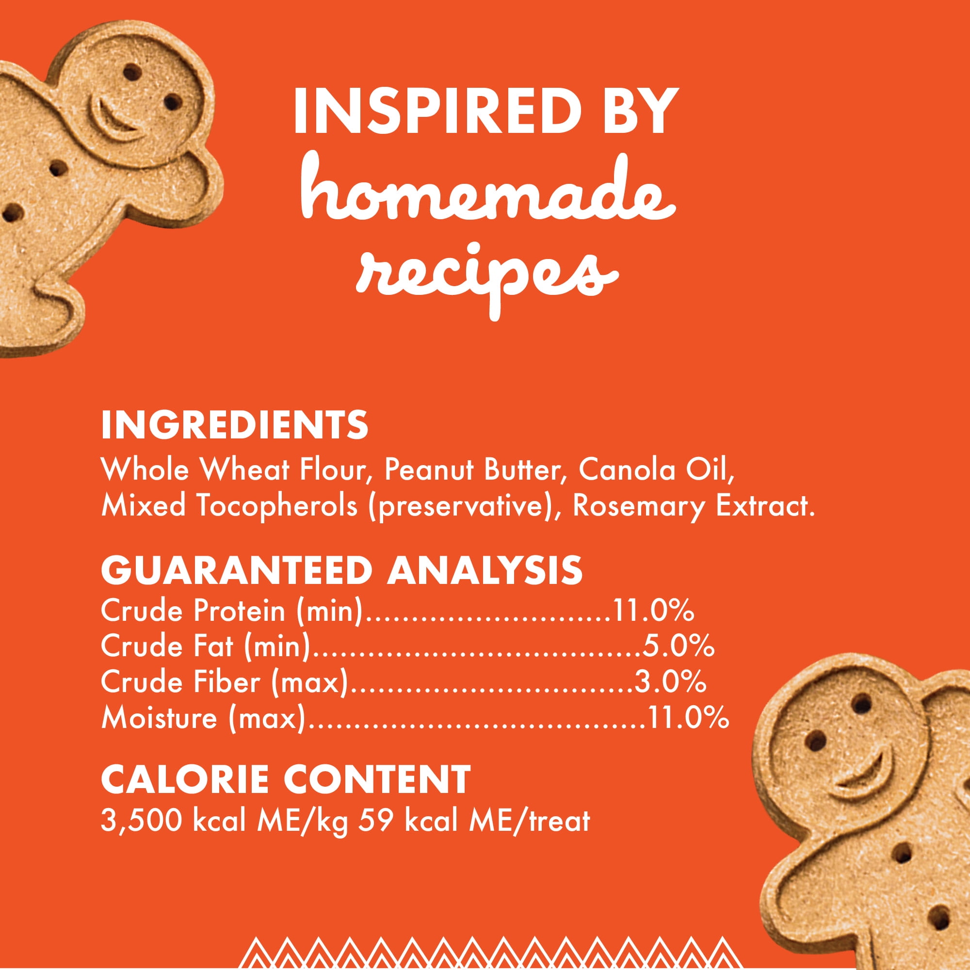 (4 pack) Buddy Biscuits Crunchy Dog Treats, Peanut Butter, 16 oz. Box