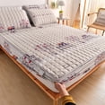 thumbnail image 2 of Nouvelle Arrivée Housse de Matelas Matelassée Anti-Acariens Douce Ponçage Simple Grand Tout Compris Housse de Lit Matelassée Non Incluse Taie d'Oreiller, 2 of 5