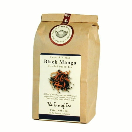 - The Tao of Tea, Black Mango Tea, Loose Leaf Tea, 8 Oz Tin Tie Bag