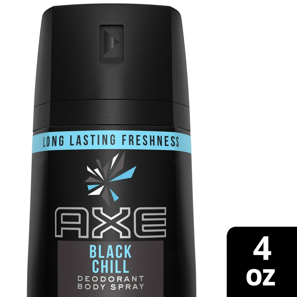 Axe Black Chill Body Spray for Men, 4 Oz