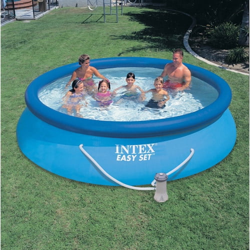 10 Ft/ Pool Cover/ Pump Details about   Intex Easy Set Inflatable Swimming Paddling Pool 6/ 8 
