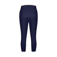 thumbnail image 4 of frariair ​Womens Extended Size Performance Capris Compression High Waist Knee Length Yoga Leggings Active Comfort Gym Wear​ Navy, 4 of 8
