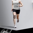 thumbnail image 2 of Knee Support Brace Open Patella Running Strap Injury Pain Relief Adjustable, 2 of 4
