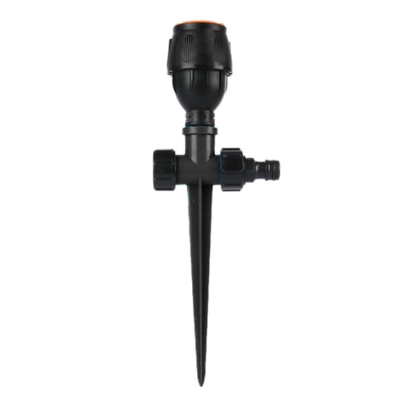 Multi-Adjustable Lawn Sprinkler - 30FT Diameter Coverage with Customizable Spray - Spike Mounted Water Sprinkler for Gardens & Farms