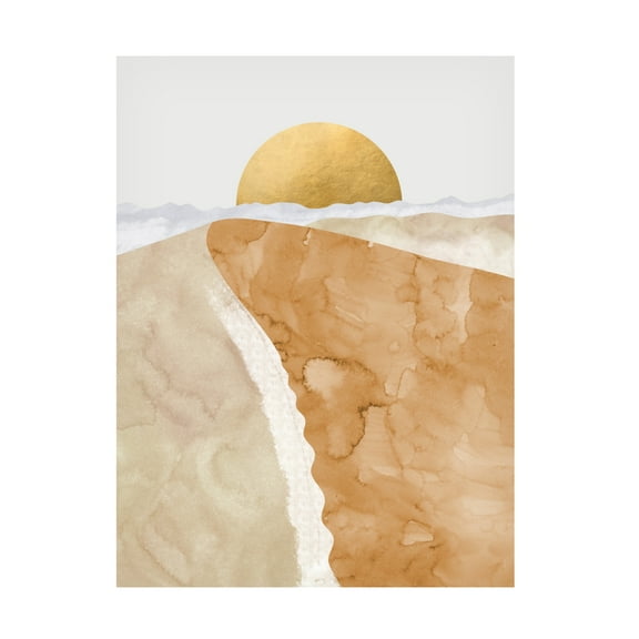 Trademark Fine Art Rosana Laiz Blursbyai Gold sand dune Canvas Wall Art