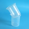 thumbnail image 3 of Cocina Laboratorio Graduado Vaso Espesan La Medidora de Plastico Transparente con Tapa Jarro 200ML 4Unids de Medicion, 3 of 5