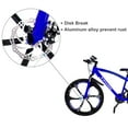 thumbnail image 4 of R.Roaring Mountain Bike 24 inch Wheels Bicycle 21 Speed Double Disc Brake Bicycle Front Suspension MTB for Adult or Teens, Blue, 4 of 7
