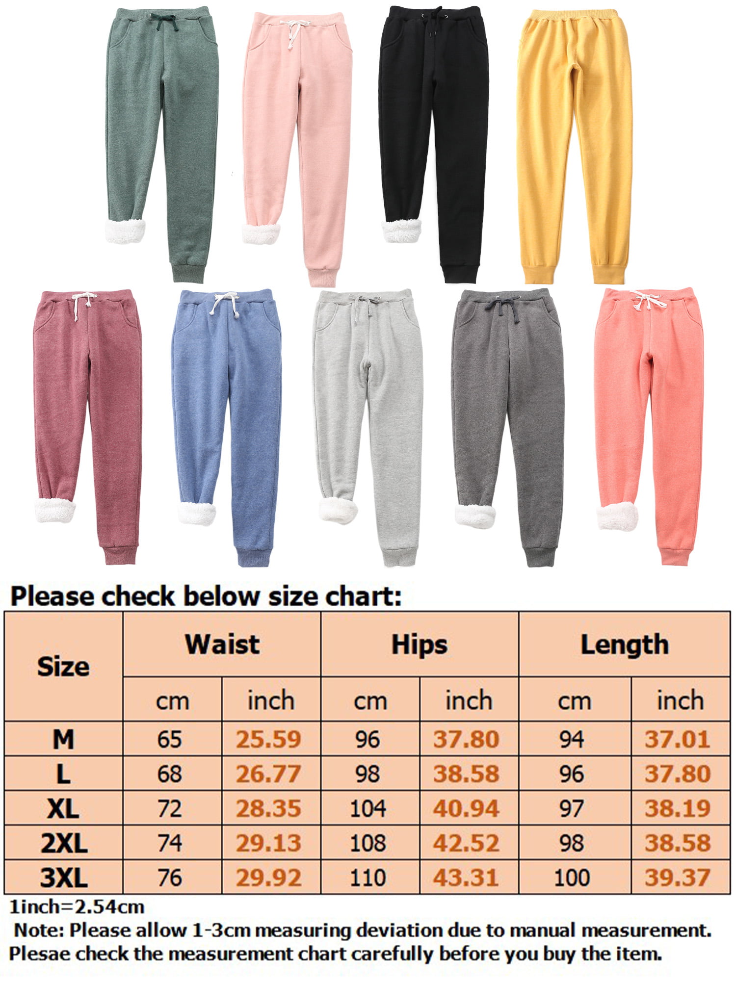 Buy Gaorui Women Fleece Lined Thick Warm Stretch Jeggings Leggings Jeans  Skinny Trousers Choose a Bigger Size Online at desertcartINDIA