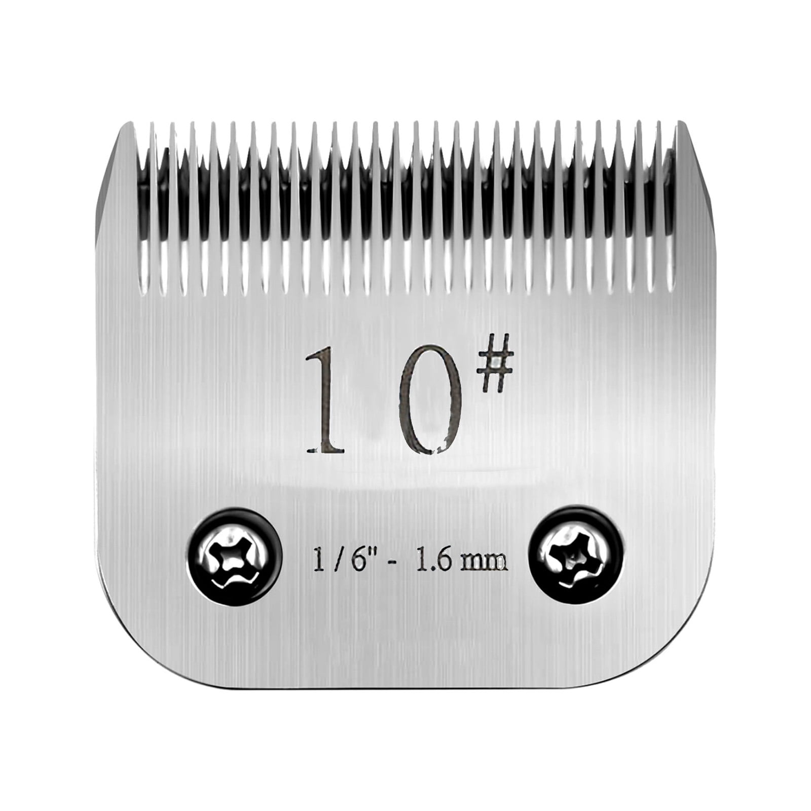 JIAHAOO 10F Clipper Blade 1.6mm Stainless Steel Pet Grooming Tool for Wahl Heiniger Clippers A6 Golden A5