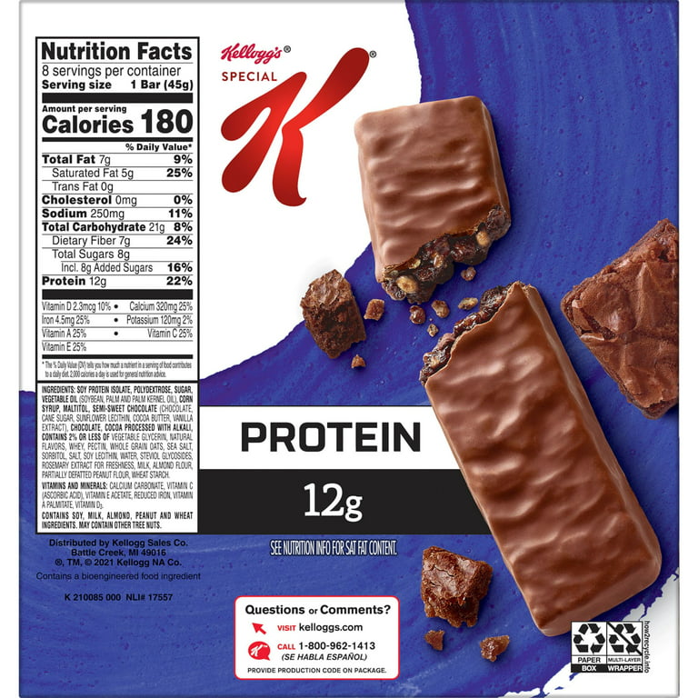 Kellogg's Special K Brownie Batter Chewy Protein Meal Bars, Ready