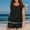 Black, variant on Baqcunre Women's Tankini Suit Two Piece Swimsuit Sleeveless Loose Tankini Swimwear Solid Color Boxer Bottom Black L
