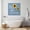 Blue, variant on Canvas Print Wall Art Oil Paintings You Are My Sunshine on Black Picture Prints Artwork for Living Room Kitchen Bathroom Bedroom