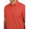 thumbnail image 3 of Chaps Men's and Big Men's Short Sleeve Performance Solid Polo Shirt, Sizes S-3XL, 3 of 7