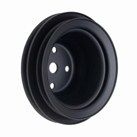 Trans-Dapt 8623 TDP8623 CRK PULLEY DBL BBC LWP BLACK