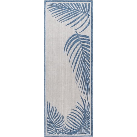 Artistic Weavers Long Beach Botanical Runner Area Rug  Multi  2 7  x 7 3