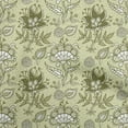 thumbnail image 1 of oneOone Cotton Cambric Light Green Fabric Jacobean Floral Craft Projects Decor Fabric Printed By The Yard 56 Inch Wide, 1 of 4