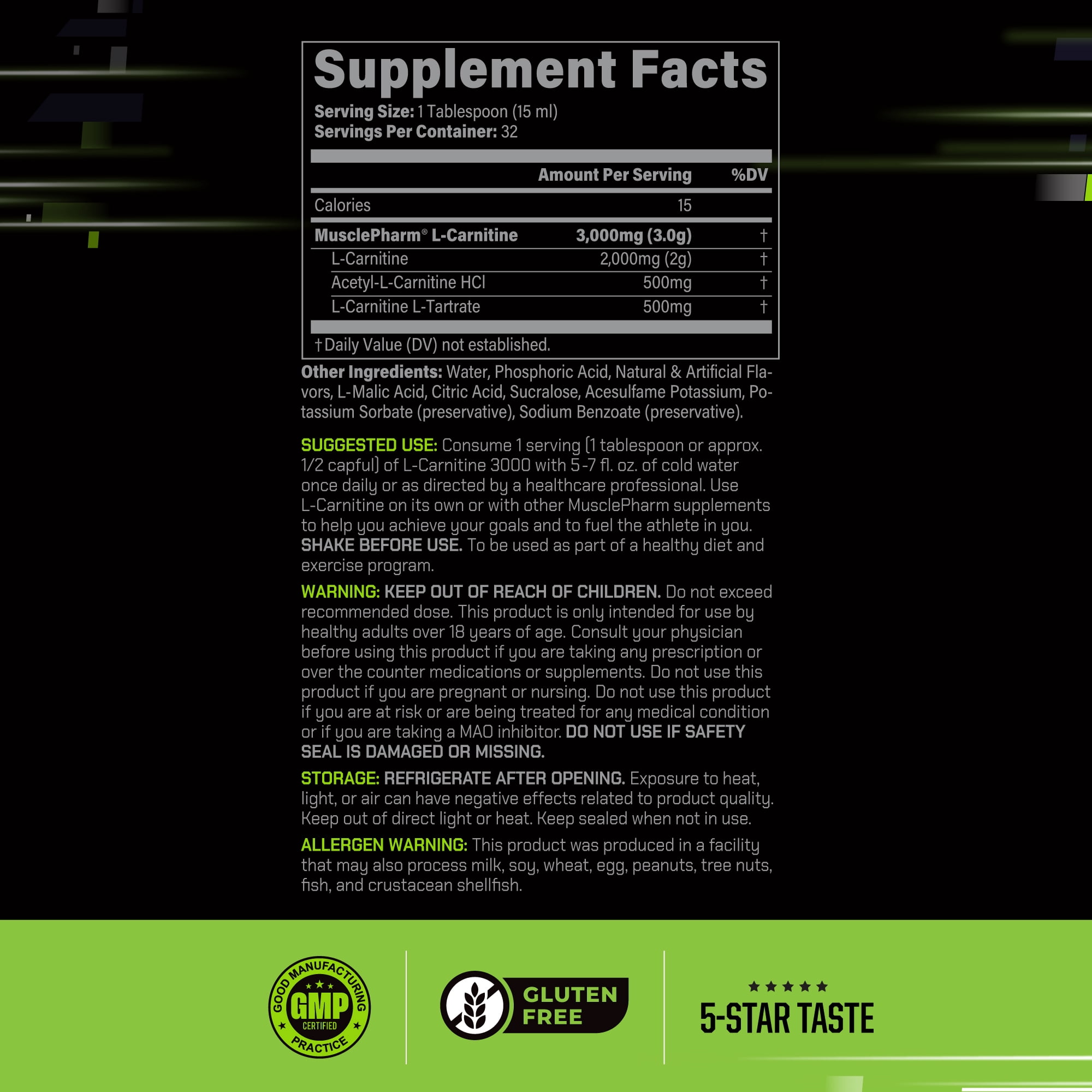 l carnitine mp Amazon.com: Muscle Pharm L-Carnitine 3000, The Ultimate Liquid L Carnitine  Supplement for High-Performance, Supports Metabolism, Hydration & Energy,  Zero Sugar, Low Calories, Peach Nectarine Flavor, 32 Servings : Everything  Else