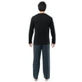 thumbnail image 4 of Fruit of the Loom Men's Jersey Knit Top and Flannel Pajama Pants Set, 2-Piece, Sizes S-5XL, 4 of 11