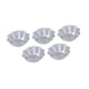 thumbnail image 4 of 5 piezas de tartaletas de huevo de aluminio para cupcakes, tartaletas pequeñas y postres, 4 of 9