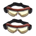 thumbnail image 1 of 2 gafas à para casco de equitación Cruiser Riding Brown Cola motocicleta gafas de sol retro, 1 of 8