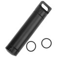 thumbnail image 2 of Estuche impermeable para medicamentos de aleación de aluminio, contenedor de almacenamiento de supervivencia para exteriores, botella seca LBlack, 2 of 5