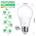 thumbnail image 2 of Bombilla LED MaxVolador A19, 11 W, 1100 lm, 5000 K, E26, paquete de 12, 2 of 9
