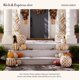 thumbnail image 3 of Calabaza de resina MACKENZIE-CHILDS Mini a cuadros marrones y blancos, 3 of 6