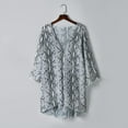 thumbnail image 4 of XWSHYW Cardigans for Women Trendy Summer Loose Sand Sunscreen Cardigan Thin Style Cardigan Fashion Blouse Multicolor L, 4 of 6