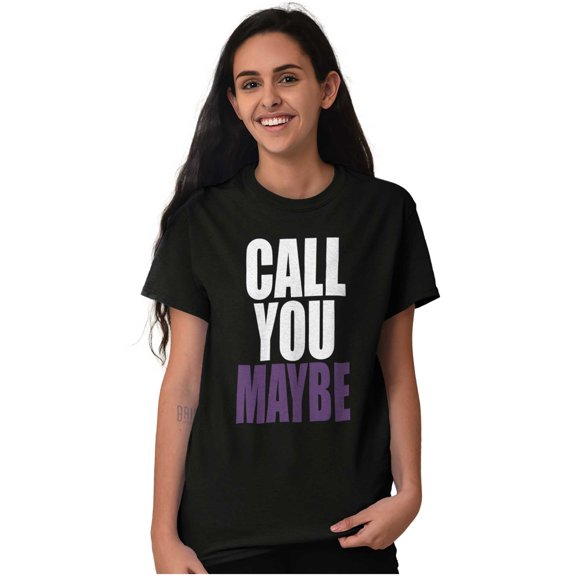 Call You Maybe Music Song Pop Radio Women's Plus Size Graphic Tee Brisco Brands 2X