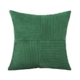 thumbnail image 1 of Luxurious Corduroy Throw Pillow Cover Solid Color Polyester Fabric Soft Durable Machine Washable for Living Room Sofa Bedside, 1 of 4
