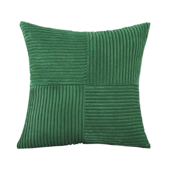 18x18 Inch Corduroy Throw Pillow Covers Decorative Cushion Cases Soft Textured Farmhouse Boho Pillow Shams for Sofa Couch Living Room Bedroom Home Decor Modern Nordic Style