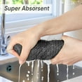 thumbnail image 5 of Waffle Weave Microfiber Cleaning Cloth, 6 Pack Highly Absorbent Cleaning Rag for Household, Reusable Kitchen Towels, Scratch-Free Barista Towels, 12 x 12 Inches, Grey, 5 of 8