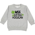 thumbnail image 2 of Inktastic St. Patrick's Day Wee Little Hooligan with Clovers Toddler Sweatshirt, 2 of 4