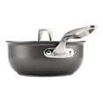 thumbnail image 1 of Breville 84482 Thermal Pro Hard Anodized Nonstick Sauce Pan/Saucepan/Saucier with Lid, 2.5 Quart, Gray, 1 of 2