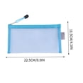 thumbnail image 3 of WIZUTIZ Transparent Mesh Pencil Bag Large Capacity Zipper Storage Bag Student Exam Special Portable Pencil Bag Stationery Bag Home Gadgets Practical&affordable, 3 of 5