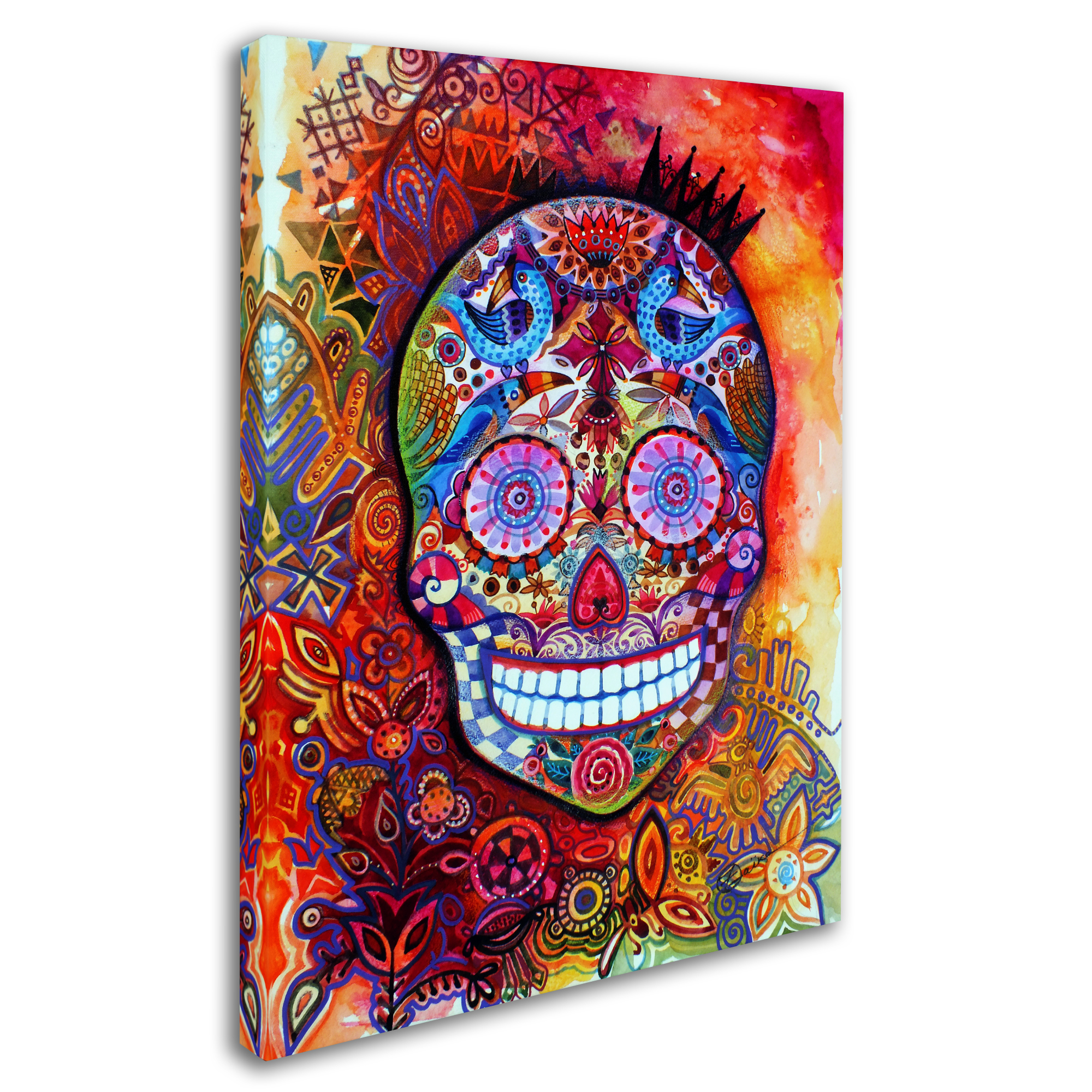 Trademark Fine Art 'Scull' Canvas Art by Oxana Ziaka