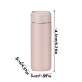 thumbnail image 3 of 316 Stainless Steel Insulated Cup | 280ML Mini Water Bottle | Compact & Portable | Keeps Drinks Hot/Cold 6-12 Hours | Pink, White, Green, Army Green, 3 of 6