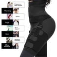 thumbnail image 7 of High Waist Trainer Thigh,3-in-1 Trimmer Fitness Weight Butt Lifter Slimming Support Belt Hip Enhancer Shapewear Thigh Trimmers for Women, 7 of 7
