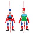 thumbnail image 2 of 2 marionetas de madera de rey hechas a mano, decoración de muñecas elegantes, color aleatorio, 2 of 7