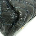 thumbnail image 6 of Pre-Owned Chanel Matelasse Chain Women's Grained Calfskin Tote Bag Black,Navy (Good), 6 of 17