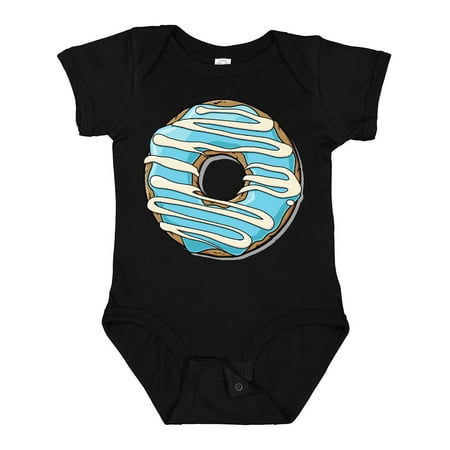 

Inktastic Donut Blue Frosting White Icing Gift Baby Boy or Baby Girl Bodysuit
