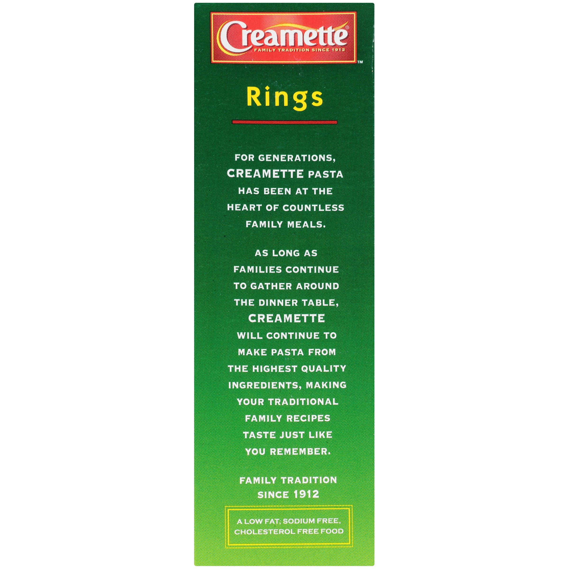 Creamette Short Cut Pasta Rings, 7-Ounce Box